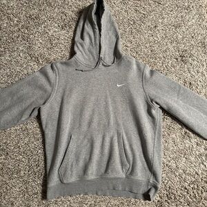 Nike Heather Gray Pullover Hoodie